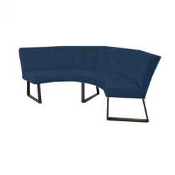 HomingXL Eetkamerbank - Amsterdam - stof Element blauw 13 - geschikt voor tafel 130 cm