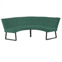 Sale HomingXL Eetkamerbank - Amsterdam - stof Element bosgroen 20 - geschikt voor tafel 130 cm
