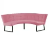 HomingXL Eetkamerbank - Amsterdam - stof Element roze 10 - geschikt voor tafel 150 cm