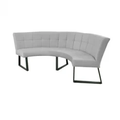 HomingXL Eetkamerbank - Amsterdam - stof Element lichtgrijs 04 - geschikt voor tafel 130 cm