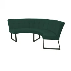 New HomingXL Eetkamerbank - Amsterdam - stof Element groen 12 - geschikt voor tafel 130 cm