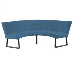 HomingXL Eetkamerbank - Amsterdam - stof Element azure 21 - geschikt voor tafel 130 cm