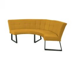 Discount HomingXL Eetkamerbank - Amsterdam - stof Element goud 08 - geschikt voor tafel 150 cm