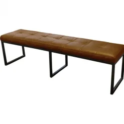 Hot HomingXL Eetkamerbank - Atlanta - leer Colorado cognac 03 - 160 cm