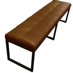 Hot HomingXL Eetkamerbank - Atlanta - leer Colorado cognac 03 - 160 cm