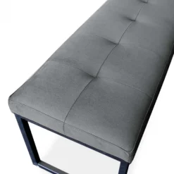 Clearance HomingXL Eetkamerbank - Atlanta - stof Element cementgrijs 23 - 140 cm