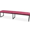 Discount HomingXL Eetkamerbank - Atlanta - stof Element fuchsia 19 - 16 cm
