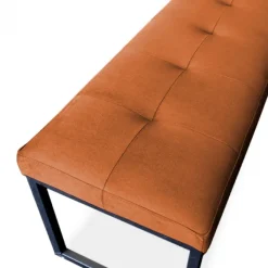 Hot HomingXL Eetkamerbank - Atlanta - stof Element koper 09 - 140 cm