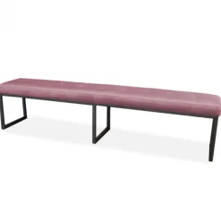 New HomingXL Eetkamerbank - Atlanta - stof Element roze 10 - 200 cm