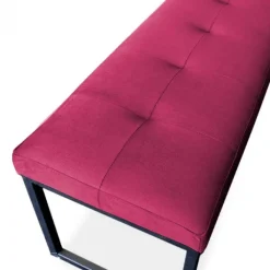 Online HomingXL Eetkamerbank - Atlanta - stof Element fuchsia 19 - 16 cm