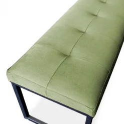 New HomingXL Eetkamerbank - Atlanta - stof Element lichtgroen 11 - 140 cm