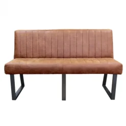 Outlet HomingXL Eetkamerbank - Hengelo - leer Missouri cognac 03 - 180 cm