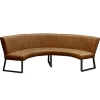 Sale HomingXL Eetkamerbank - Hengelo - lederlook Missouri cognac 03 - geschikt voor tafel 130 cm