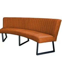 Clearance HomingXL Eetkamerbank - Hengelo - stof Element koper 09 - geschikt voor ovale tafel 240 cm