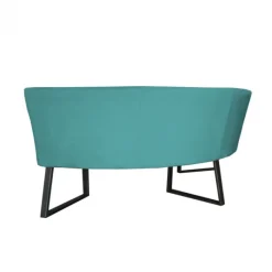 Hot HomingXL Eetkamerbank - Hengelo - stof Element turquoise 15 - geschikt voor tafel 150 cm