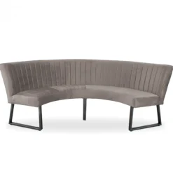 Discount HomingXL Eetkamerbank - Hengelo - stof Element grijs 03 - geschikt voor tafel 150 cm