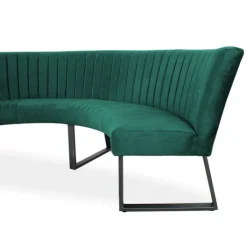 HomingXL Eetkamerbank - Hengelo - stof Element bosgroen 20 - geschikt voor tafel 130 cm