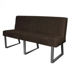 HomingXL Eetkamerbank - Hengelo - stof Element antraciet 01 - 160 cm