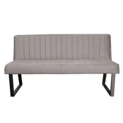 Clearance HomingXL Eetkamerbank - Hengelo - stof Element lichtgrijs 04 - 140 cm