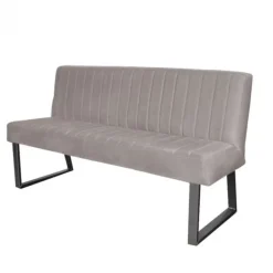 Clearance HomingXL Eetkamerbank - Hengelo - stof Element lichtgrijs 04 - 140 cm