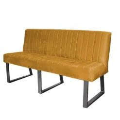 Hot HomingXL Eetkamerbank - Hengelo - stof Element goud 08 - 180 cm