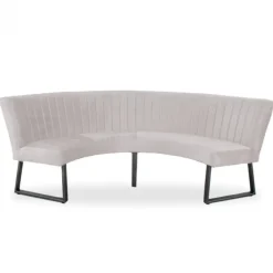 Clearance HomingXL Eetkamerbank - Hengelo - stof Element zand 17 - geschikt voor tafel 150 cm