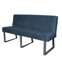 Outlet HomingXL Eetkamerbank - Hengelo - stof Element blauw 13 - 160 cm