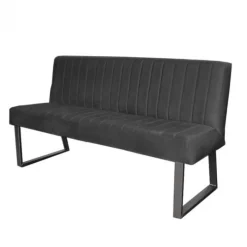 New HomingXL Eetkamerbank - Hengelo - stof Element donkergrijs 22 - 140 cm