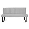 Outlet HomingXL Eetkamerbank - Hengelo - stof Element steengrijs 24 - 140 cm