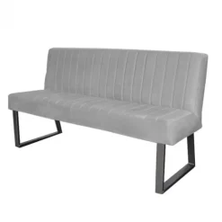 Outlet HomingXL Eetkamerbank - Hengelo - stof Element steengrijs 24 - 140 cm