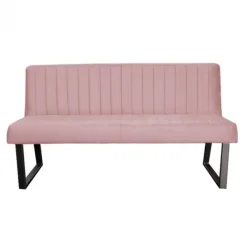Outlet HomingXL Eetkamerbank - Hengelo - stof Element lichtroze - 140 cm