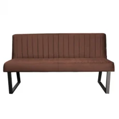 Best HomingXL Eetkamerbank - Hengelo - stof Element donkerbruin 25 - 140 cm