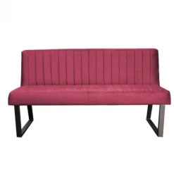 Sale HomingXL Eetkamerbank - Hengelo - stof Element fuchsia 19 - 140 cm