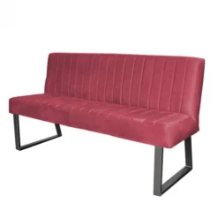 Sale HomingXL Eetkamerbank - Hengelo - stof Element fuchsia 19 - 140 cm