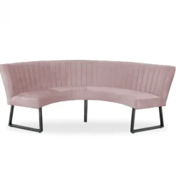 HomingXL Eetkamerbank - Hengelo - stof Element lichtroze 18 - geschikt voor tafel 130 cm