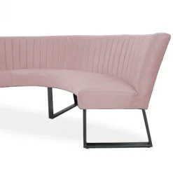 HomingXL Eetkamerbank - Hengelo - stof Element lichtroze 18 - geschikt voor tafel 130 cm