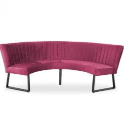 Outlet HomingXL Eetkamerbank - Hengelo - stof Element fuchsia 19 - geschikt voor tafel 130 cm