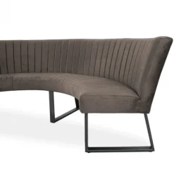 Clearance HomingXL Eetkamerbank - Hengelo - stof Element grijsbruin 05 - geschikt voor tafel 130 cm