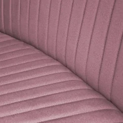 Hot HomingXL Eetkamerbank - Hengelo - stof Element roze 10 - geschikt voor ovale tafel 200 cm