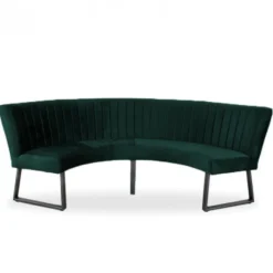 Online HomingXL Eetkamerbank - Hengelo - stof Element groen 12 - geschikt voor tafel 130 cm