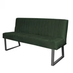 Sale HomingXL Eetkamerbank - Hengelo - stof Element groen 12 - 140 cm