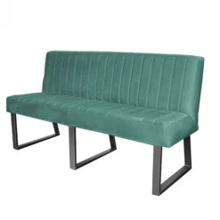 Best HomingXL Eetkamerbank - Hengelo - stof Element turquoise 15 - 220 cm