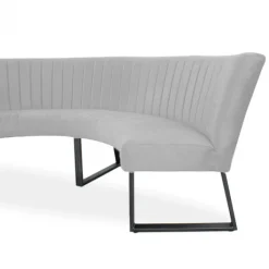 Outlet HomingXL Eetkamerbank - Hengelo - stof Element steengrijs 24 - geschikt voor tafel 130 cm