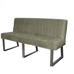 Sale HomingXL Eetkamerbank - Hengelo - stof Element lichtgroen 11 - 160 cm