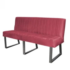 Discount HomingXL Eetkamerbank - Hengelo - stof Element fuchsia 19 - 200 cm