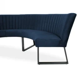 Outlet HomingXL Eetkamerbank - Hengelo - stof Element blauw 13 - geschikt voor tafel 130 cm