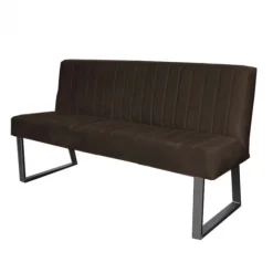 Discount HomingXL Eetkamerbank - Hengelo - stof Element antraciet 01 - 140 cm