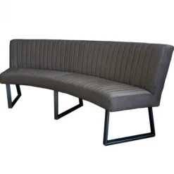 New HomingXL Eetkamerbank - Hengelo - stof Element antraciet 01 - geschikt voor ovale tafel 240 cm