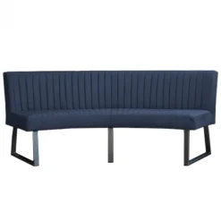 HomingXL Eetkamerbank - Hengelo - stof Element blauw 13 - geschikt voor ovale tafel 240 cm