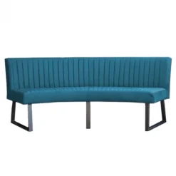 Discount HomingXL Eetkamerbank - Hengelo - stof Element azure 21 - geschikt voor ovale tafel 240 cm